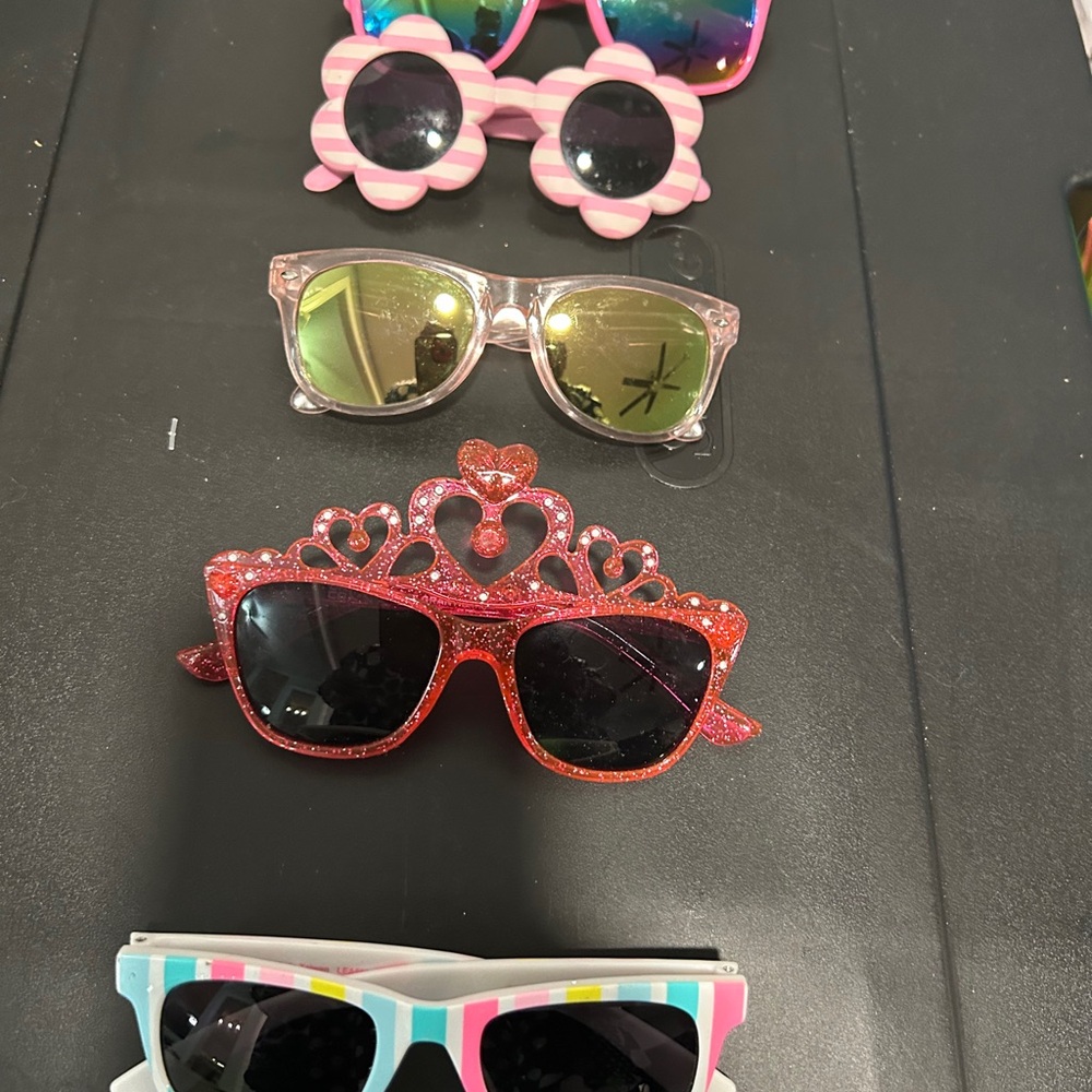 Set of Colorful Sunglasses for Kids